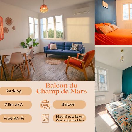 Balcon Du Champ De Mars - #Parking #Air Conditioner #Clim 昂古莱姆 外观 照片